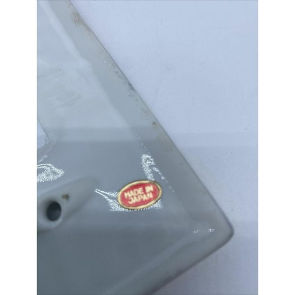 Lefton Light Switch Cover Double Blue Violets Gold - Picture 5 of 5